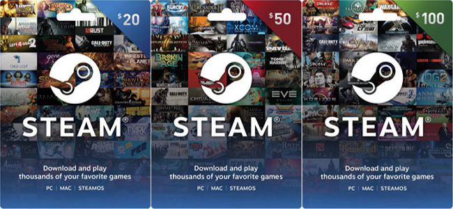 Steam Wallet Codes Giveaway
